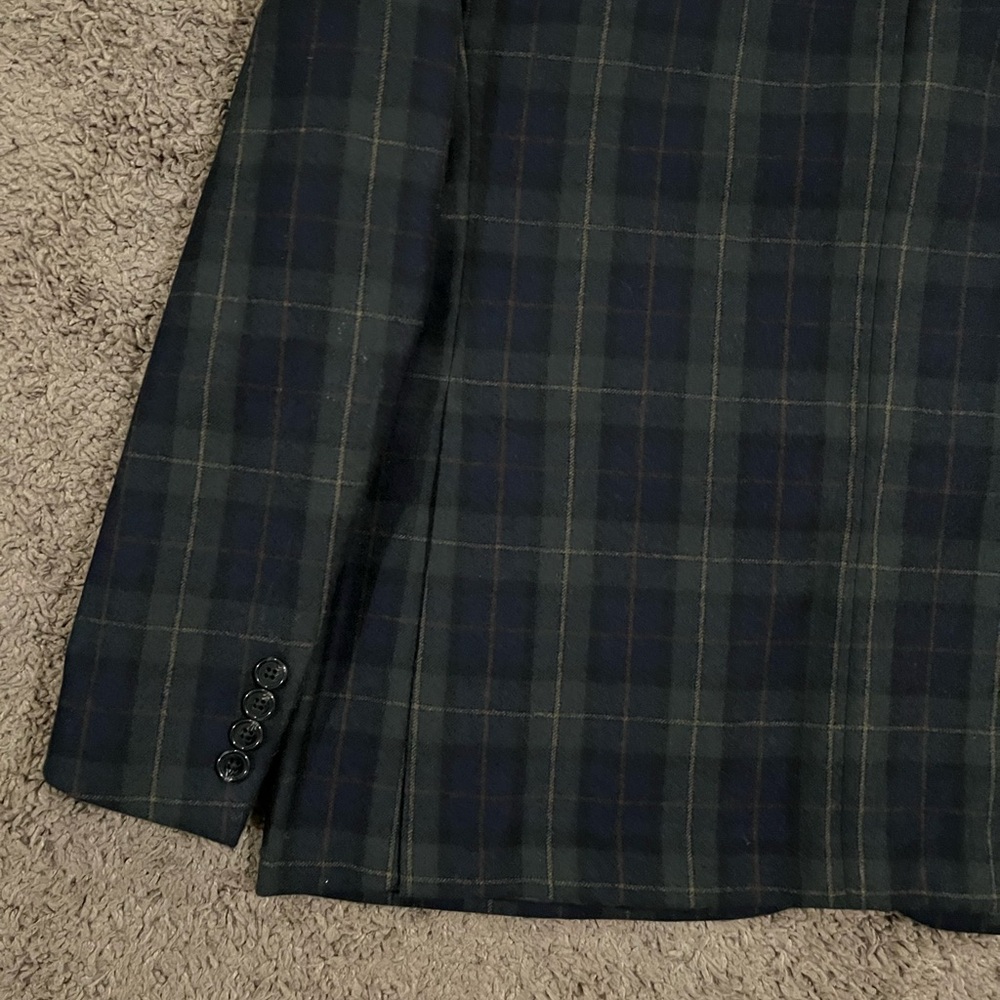 Polo Ralph Lauren Men’s Green/Blue Checkered Blazer SZ 41R - Picture 7 of 12
